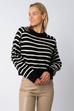 Load image into Gallery viewer, Black Kodiak Striped Sweater
