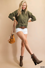Load image into Gallery viewer, Whittier Olive Sweater
