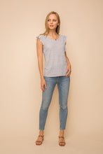 Load image into Gallery viewer, Marietta Flutter Sleeve Top
