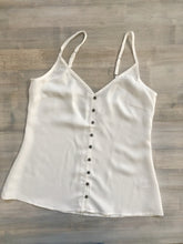 Load image into Gallery viewer, Keyes Spaghetti Strap Cami- White
