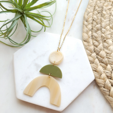 Load image into Gallery viewer, Mena Necklace- Olive
