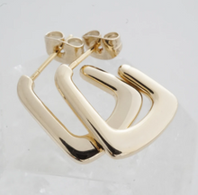 Load image into Gallery viewer, Gold Demi Hoops
