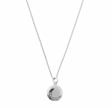 Load image into Gallery viewer, Silver Keepsake Locket Necklace
